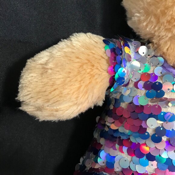 Build A Bear Happy Birthday Plush Stuffed 2021 (030143) with Seguin Party Dress - Picture 5 of 14